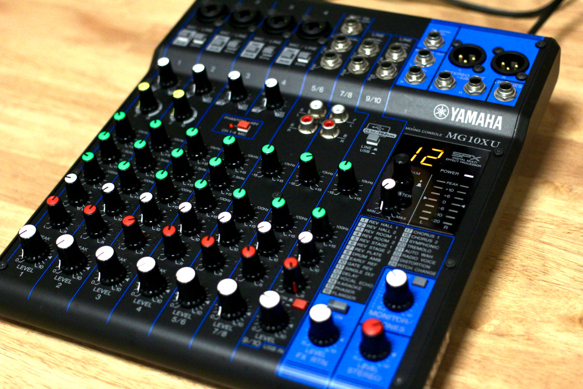 Yamaha MG10XU 10Input Stereo Mixer with Effects (Used) Musicville