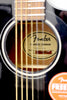 Fender CD-60SCE Dreadnought Guitar, Black