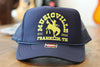 Musicville Rodeo Trucker Hat - Navy Blue/Yellow