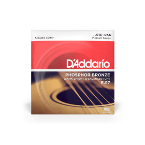 D'Addario EJ17 Phosphor Bronze Acoustic Guitar Strings - .013-.056 Medium - Musicville