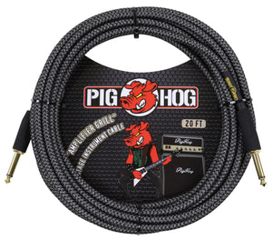 Pig Hog "Amplifier Grill" Instrument Cable, 20ft - Musicville