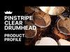 Remo 16" Pinstripe Clear Drumhead