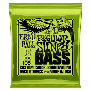 Regular Slinky Nickel Wound Electric Bass Strings 50-105 Gauge - Musicville