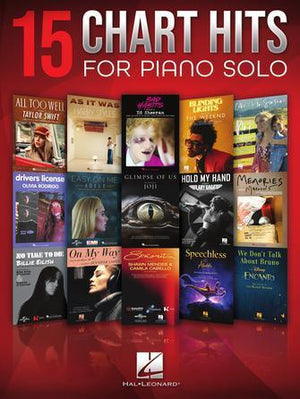 15 Chart Hits For Piano Solo - Musicville