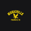 Musicville Eagle Trucker Hat - Black + Yellow