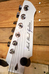 Mick Ward Guitars, White (Explorer body style)