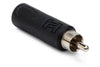 Hosa GPR-104 1/4 inch Female TS to Male RCA Adapter