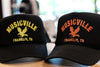 Musicville Eagle Trucker Hat - Black + Yellow