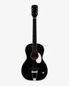 Orangewood Juniper Black Live Rubber Bridge Parlor Acoustic Guitar