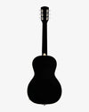 Orangewood Juniper Black Live Rubber Bridge Parlor Acoustic Guitar