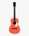 Orangewood Juniper Guava Red Live Rubber Bridge Parlor Acoustic Guitar