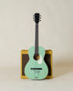 Orangewood Juniper Surf Green Live Rubber Bridge Parlor Acoustic Guitar