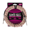 Braided Instrument Cable Straight/Straight 18ft - Emerald Argyle