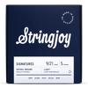 Stringjoy NW0921 Light Gauge (9-21) Banjo Strings - Nickel Wound 5 String