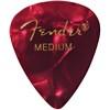 Fender 12-pack Celluloid 351 Shape Medium Guitar Picks (Red Moto) - Musicville