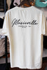 Musicville Cursive T-Shirt - Ivory - Musicville