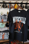 Musicville Eagle T-Shirt Black - Musicville