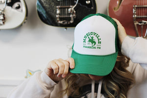 Musicville Rodeo Trucker Hat - Green/White - Musicville