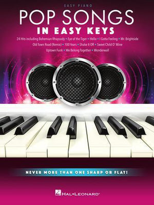 Pop Songs in Easy Keys - Easy Piano - Musicville