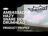 Remo 14" Ambassador Hazy Snare Side Drumhead