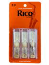 Rico Alto Sax Reeds, Strength 2, 3-pack - Musicville