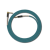 Runway Audio Instrument Cable (10ft, Straight to Right Angle, Aqua Blue) - Musicville