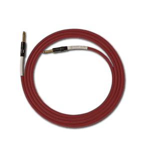 Runway Audio Instrument Cable (10ft, Straight to Straight, Red) - Musicville