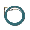 Runway Audio Instrument Cable (15ft, Straight to Right Angle, Aqua-Blue) - Musicville