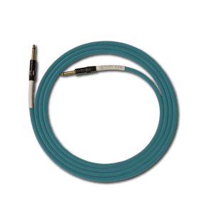 Runway Audio Instrument Cable (15ft, Straight to Straight, Aqua-Blue) - Musicville
