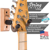 String Swing Guitar Wall Mount for Acoustic & Electric Guitars -Oak - Musicville