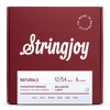 Stringjoy Naturals | Light Gauge (12-54) Phosphor Bronze Acoustic Guitar Strings - Musicville